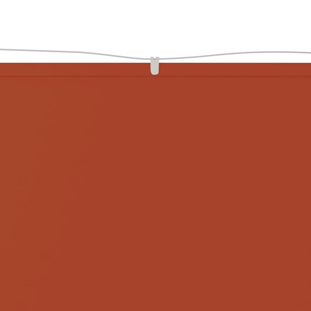 Vidaxl Luifel Vertical 100x420 cm Oxford Fabric Terracotta