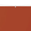 Vidaxl Luifel Vertical 100x800 cm Tessuto Oxford Terracotta