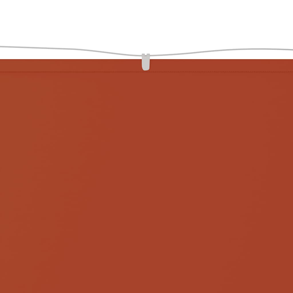 Vidaxl Luifel Vertical 100x1000 cm Oxford Fabric Terracotta