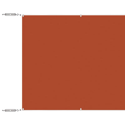 Vidaxl Luifel Vertical 140x800 cm Terracotta in tessuto Oxford