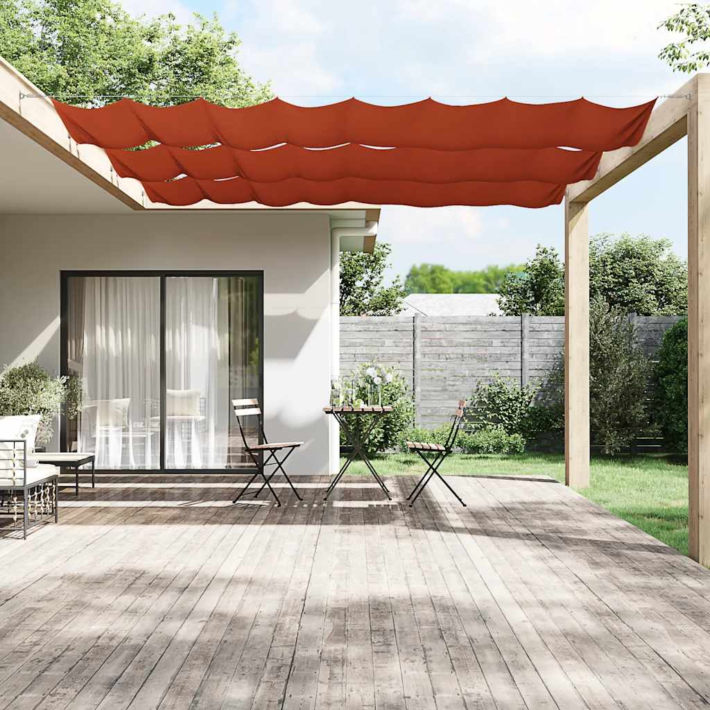 Vidaxl Luifel Vertical 180x600 cm Oxford Fabric Terracotta