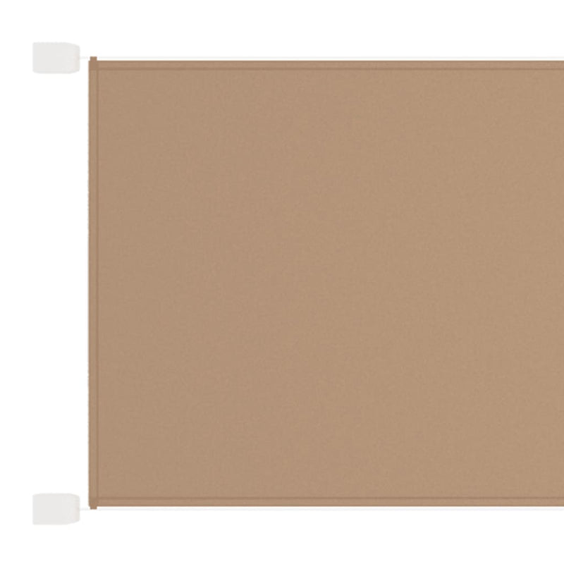 Vidaxl Luifel Vertical 60x270 cm Oxford Fabric Taupe