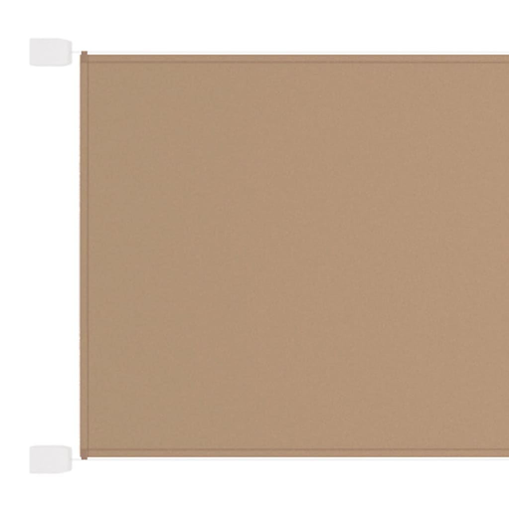 Vidaxl Luifel Vertical 60x360 cm Oxford Fabric Taupe