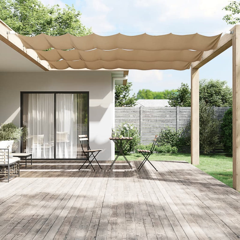 Vidaxl Luifel Vertical 60x360 cm Oxford Fabric Taupe