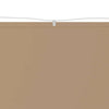 Vidaxl luifel verticaal 60x1200 cm oxford stof taupe