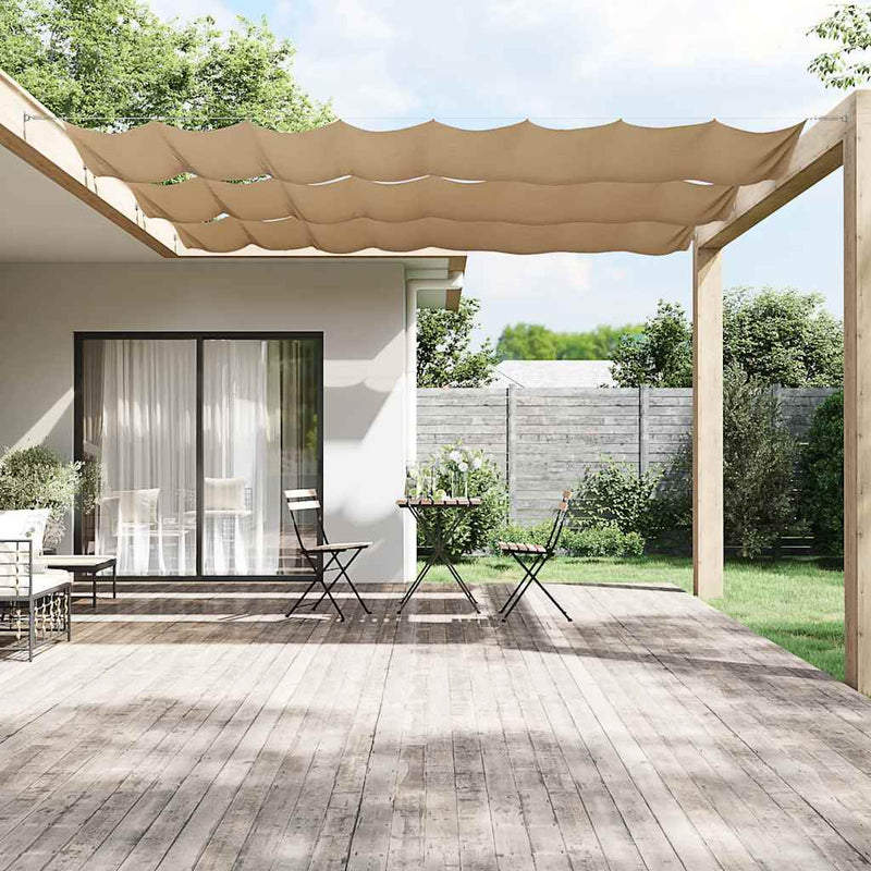Vidaxl Luifel Vertical 60x1200 cm Oxford Fabric Taupe