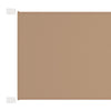 Vidaxl luifel verticaal 100x270 cm oxford stof taupe