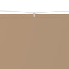 Vidaxl luifel verticaal 100x270 cm oxford stof taupe