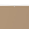 Vidaxl Luifel Vertical 100x420 cm Oxford Fabric Taupe