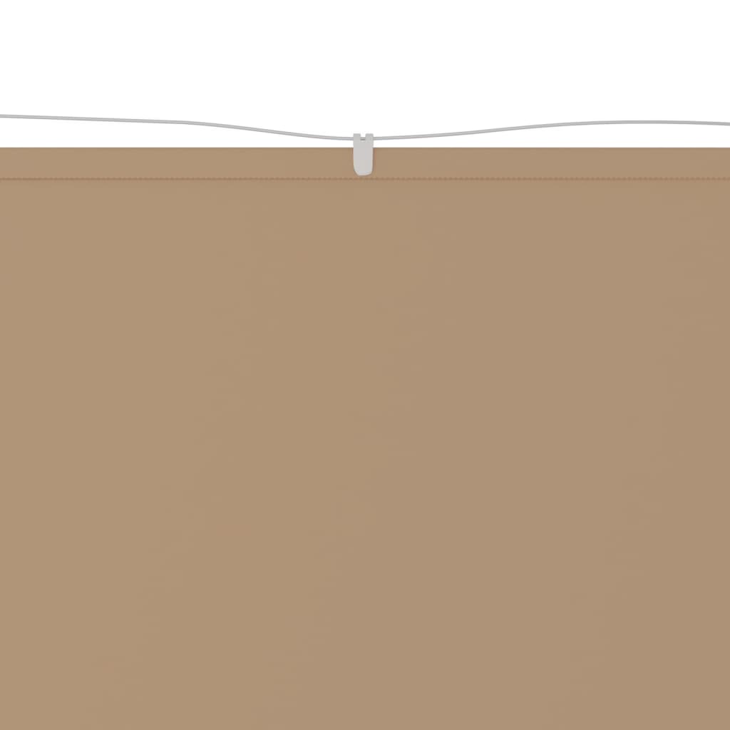Vidaxl Luifel Vertical 100x420 cm Oxford Fabric Taupe