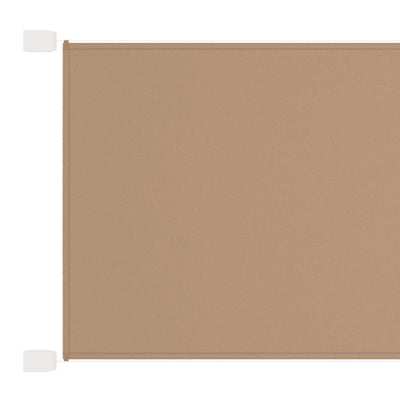 Vidaxl Luifel verticale 140x600 cm tessuto oxford taupe
