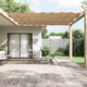 Vidaxl Luifel verticale 140x800 cm tessuto oxford taupe
