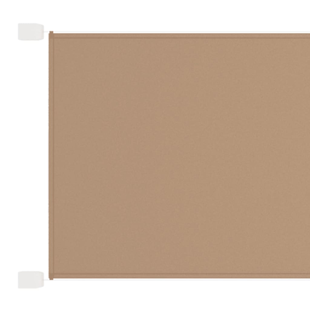 Vidaxl Luifel verticale 180x360 cm tessuto oxford taupe