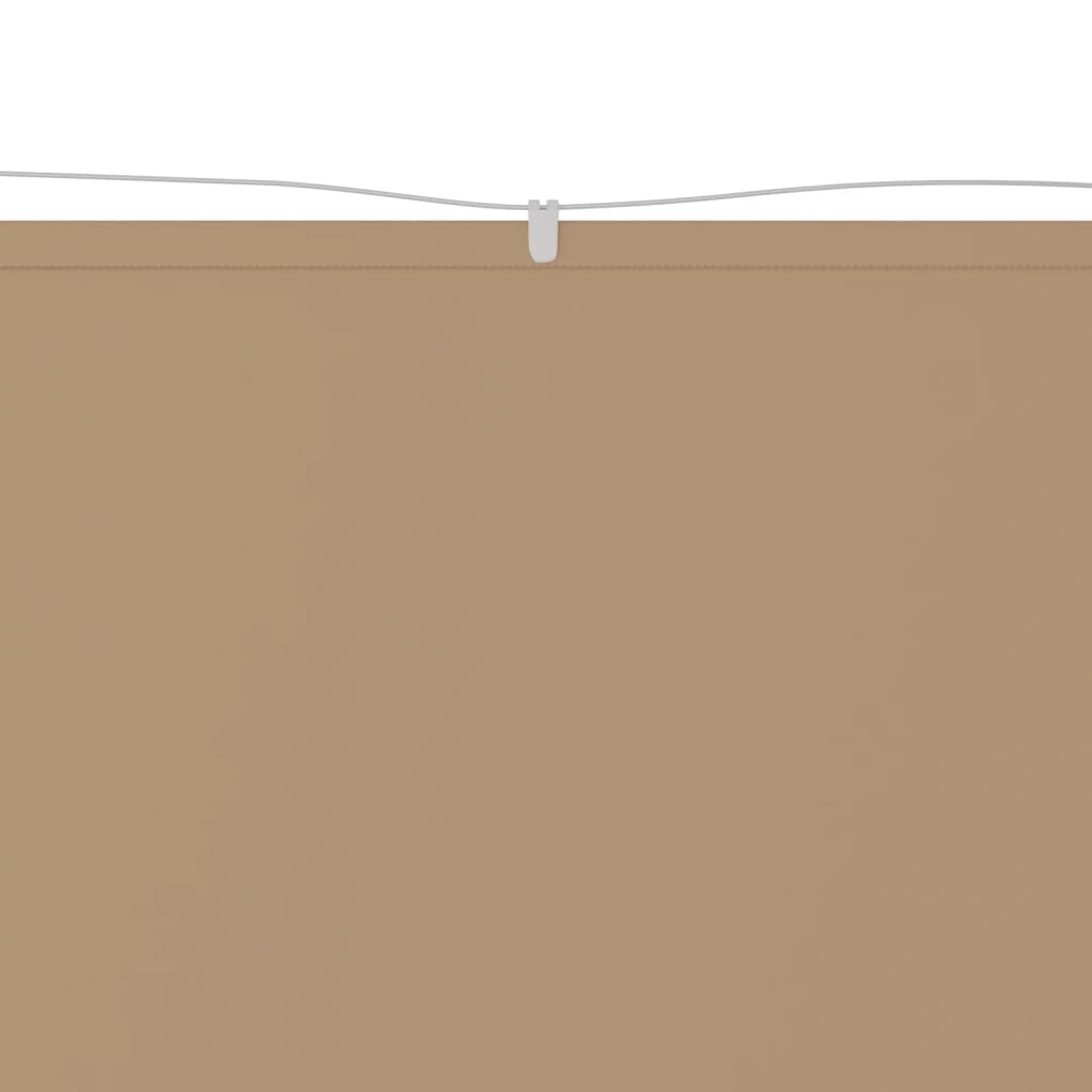 Vidaxl Luifel verticale 180x360 cm tessuto oxford taupe