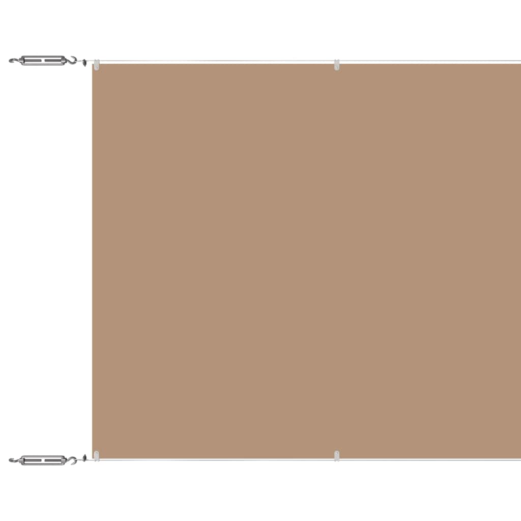 Vidaxl Luifel verticale 180x1000 cm tessuto oxford taupe