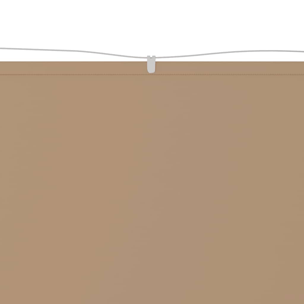 Vidaxl Luifel verticale 180x1000 cm tessuto oxford taupe
