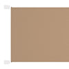Vidaxl Luifel verticale 180x1200 cm tessuto oxford taupe