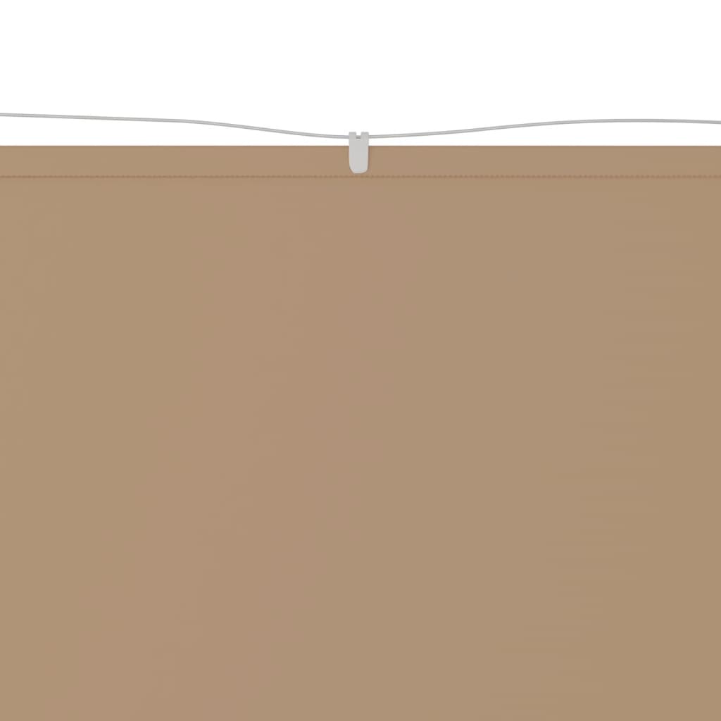 Vidaxl luifel verticaal 200x360 cm oxford stof taupe