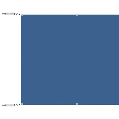 Vidaxl Luifel verticale 60x600 cm tessuto oxford blu blu
