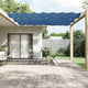 Vidaxl Luifel verticale 140x1200 cm tessuto blu blu oxford