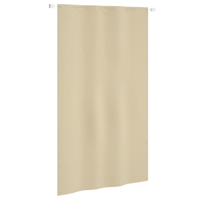 VidaXL Balkonscherm 140x240 cm oxford stof beige