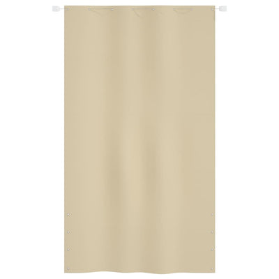 Pantalla de balcón Vidaxl 140x240 cm Oxford Fabric beige