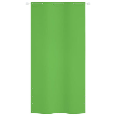 Vidaxl Balcony Schermata 120x240 cm tessuto oxford verde chiaro