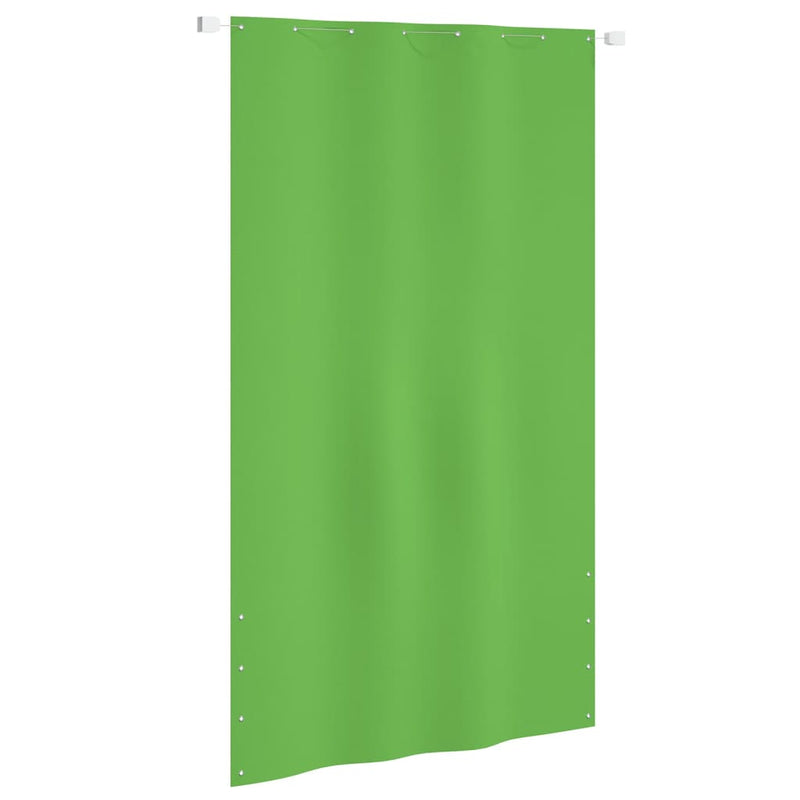 Pantalla de balcón Vidaxl 140x240 cm Oxford Fabric Verde