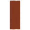 Pantalla de balcón Vidaxl 80x240 cm Oxford Fabric Terracotta -Coled