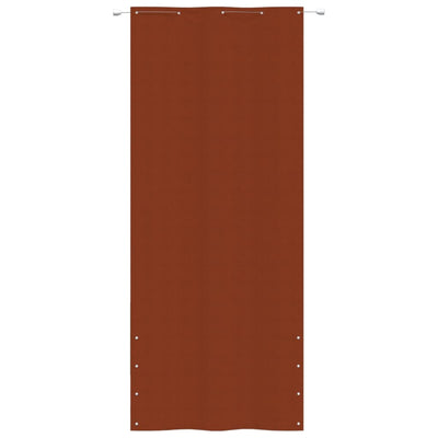 Vidaxl balkonscherm 100x240 cm oxford stof terracottakleurig