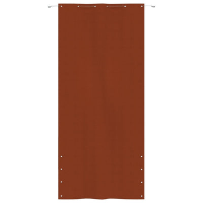 VidaXL Balkonscherm 120x240 cm oxford stof terracottakleurig