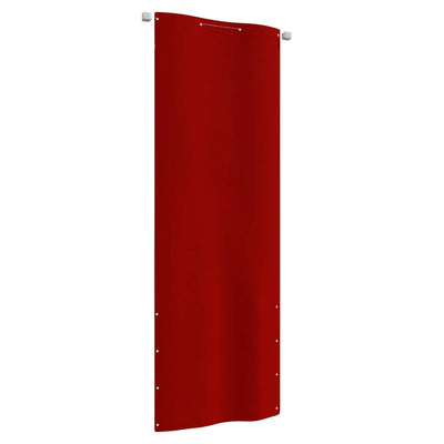 Pantalla de balcón Vidaxl 80x240 CM Oxford Fabric Red