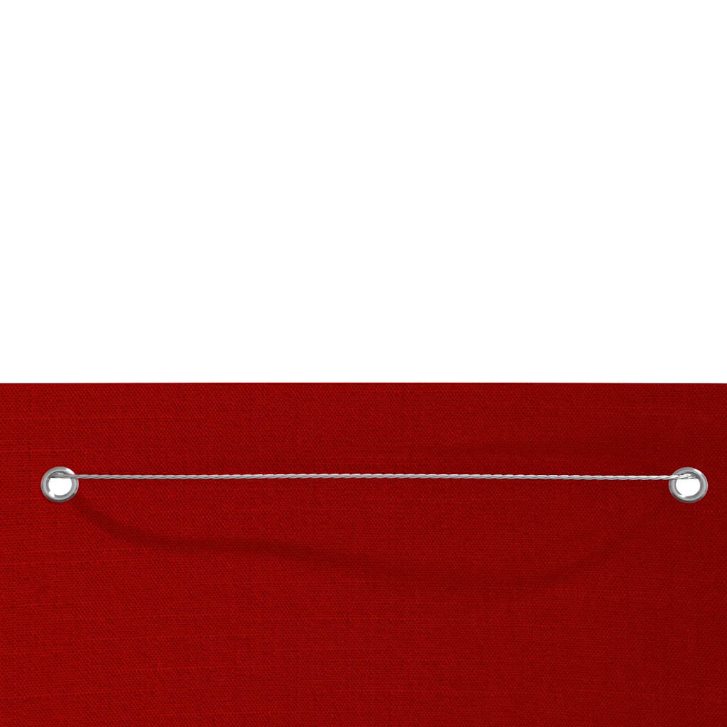 Vidaxl Balcony Screen 80x240 cm tessuto Oxford rosso