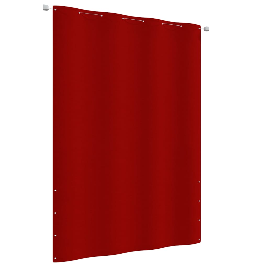 Vidaxl balkonscherm 160x240 cm oxford stof rood