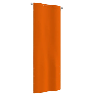 Pantalla de balcón Vidaxl 80x240 cm Oxford Fabric Naranja