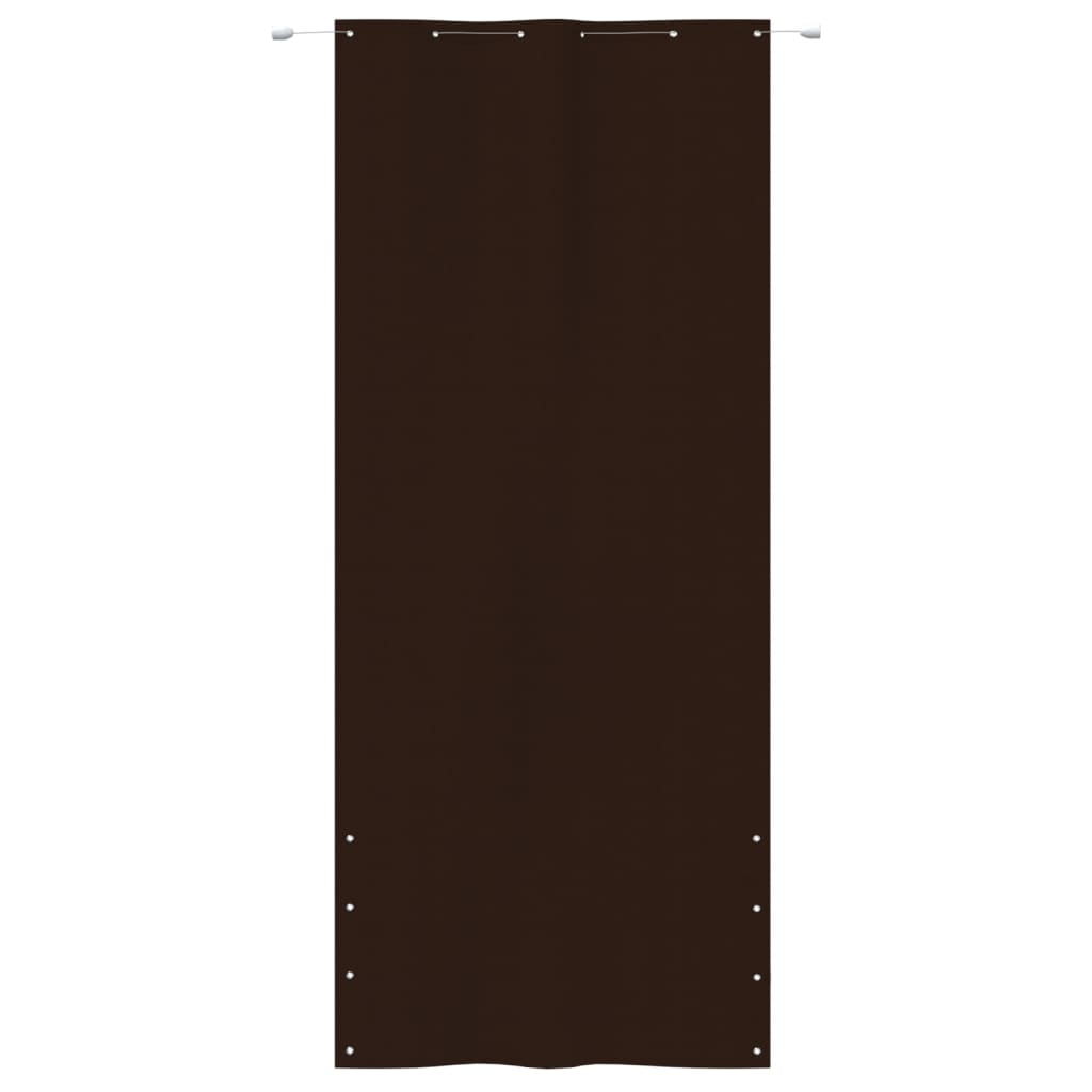 Vidaxl balkonscherm 120x240 cm oxford stof bruin