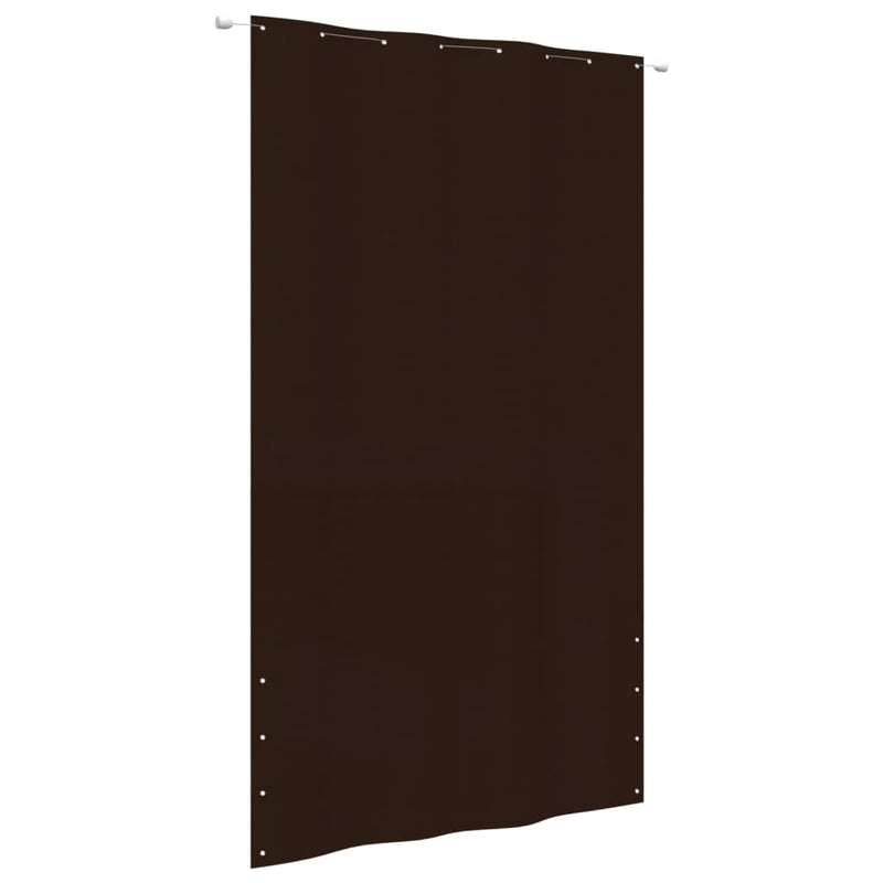 Pantalla de balcón Vidaxl 160x240 cm Oxford Fabric Brown