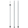 Vidaxl Luifelstok telescópico 102-260 cm de aluminio