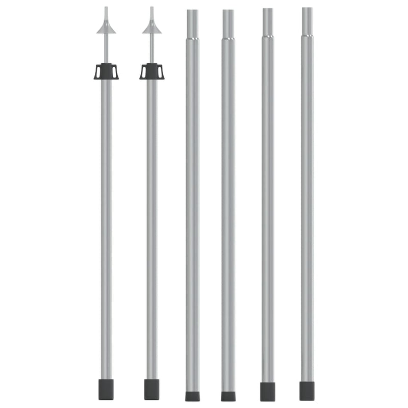 Vidaxl Laifel Sticks 2 pc telescópico 102-260 cm de aluminio