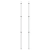 Vidaxl Laifel Sticks 2 pc telescópico 102-260 cm de aluminio