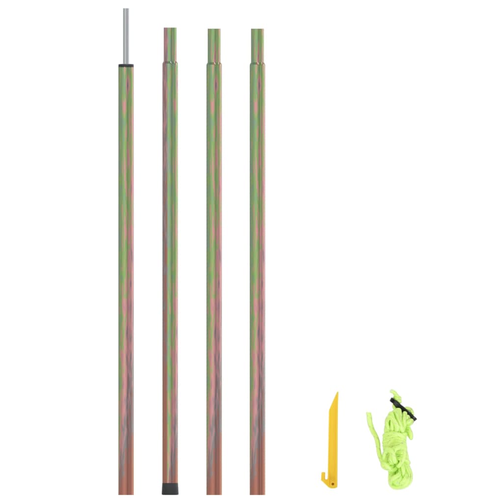 Vidaxl Pole de protector solar 250 cm de acero galvanizado