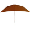 Vidaxl Parasol con polo in legno 200x300 cm in terracotta
