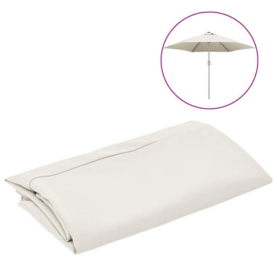 Panno sostitutivo Vidaxl per parasole 300 cm bianco