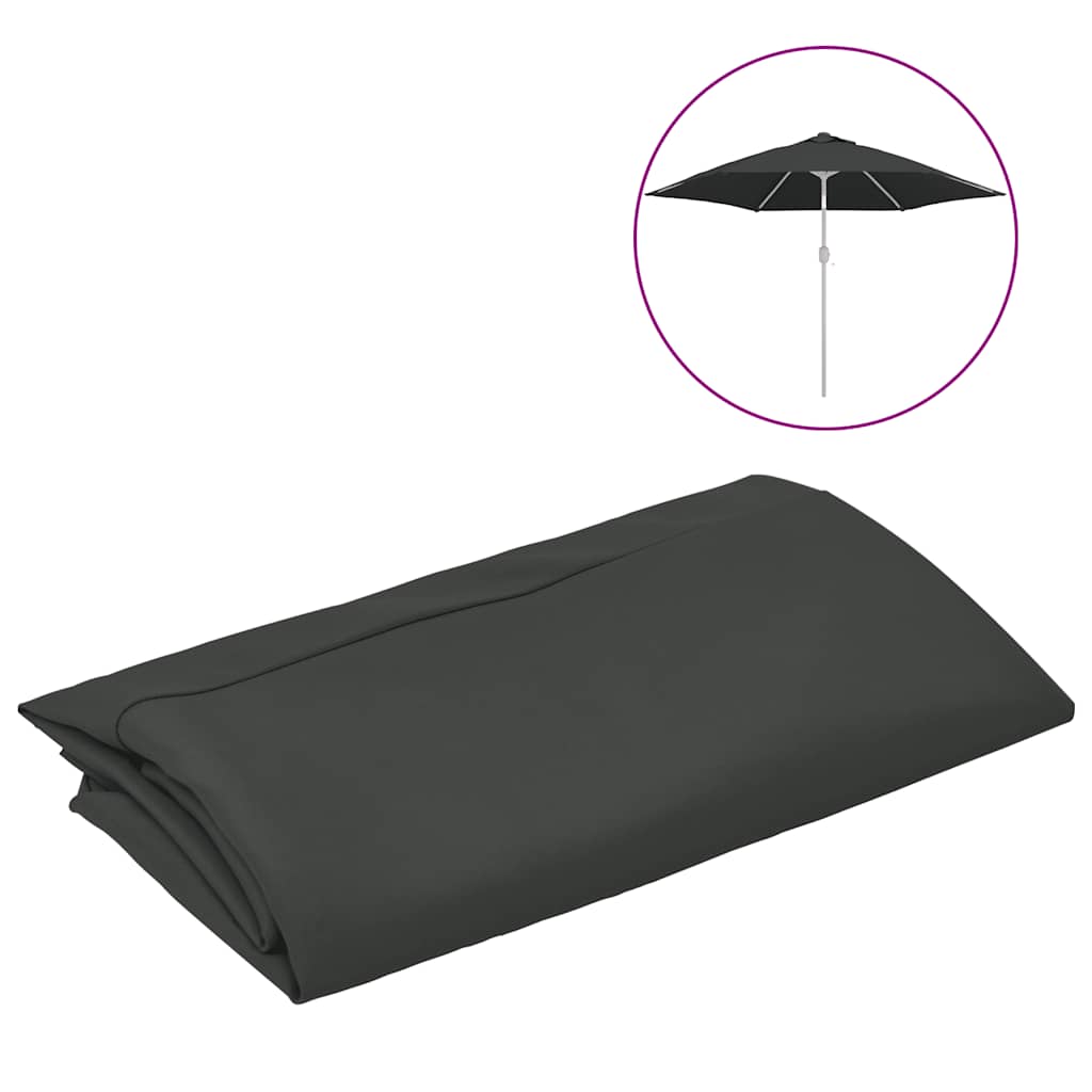 Panno sostitutivo Vidaxl per parasole 300 cm antracite
