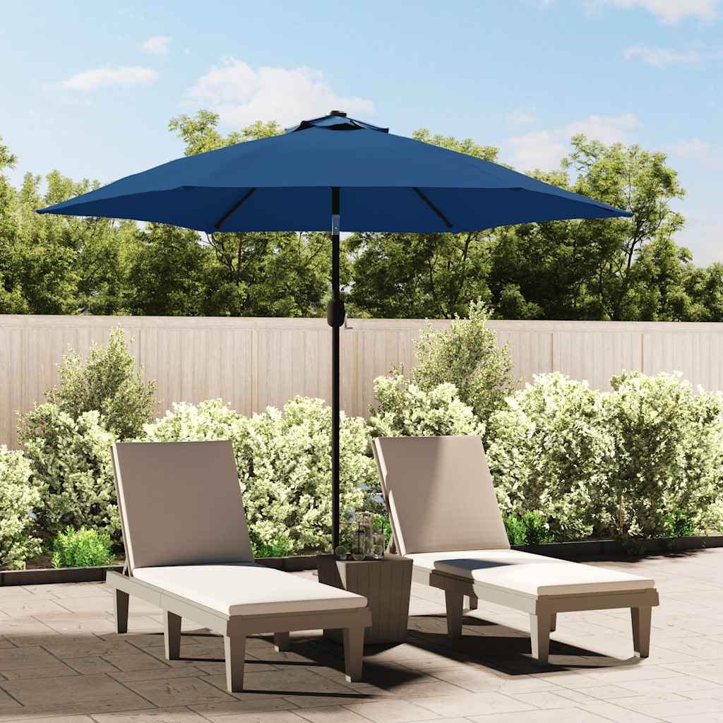 Panno sostitutivo Vidaxl per parasole 300 cm azzurro blu