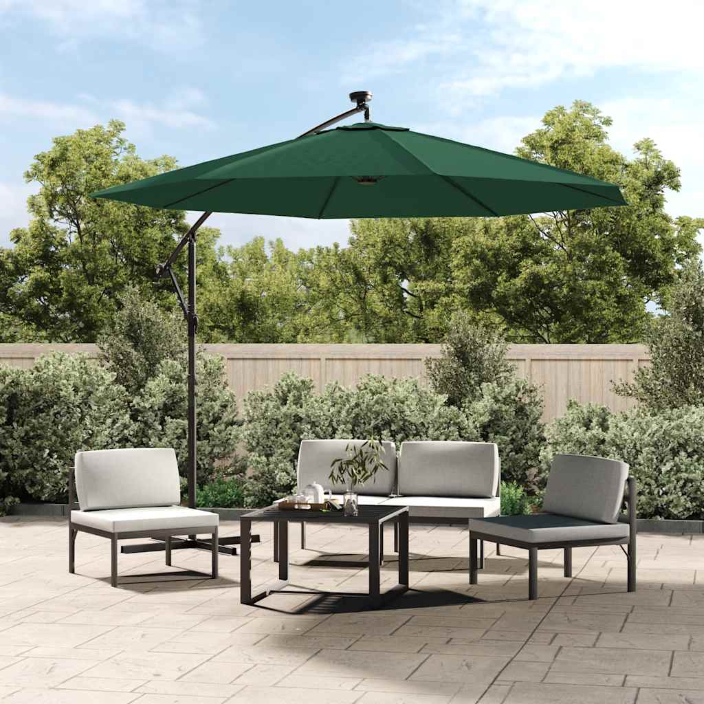 Tela de reemplazo de Vidaxl para parasol flotante de 350 cm de verde