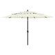 Vidaxl Parasol 3 capas con poste de aluminio de 3.5 m de arena
