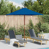 Parasol Vidaxl con poste de madera 150x200 cm azul