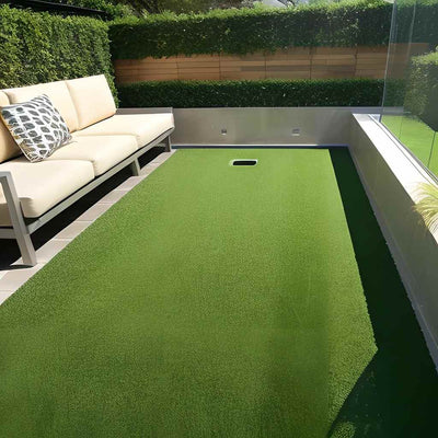 Vidaxl hierba artificial 7 9 mm 1x25 m verde