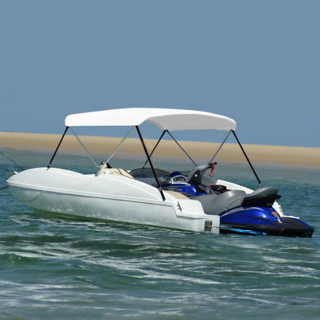 Vidaxl Biminitop 2-Bows 180x150x110 cm blanco